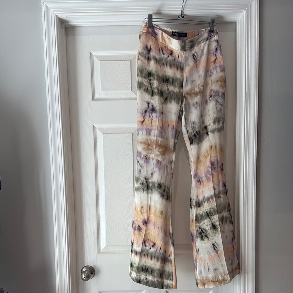 Tie-Dye Flared Pants